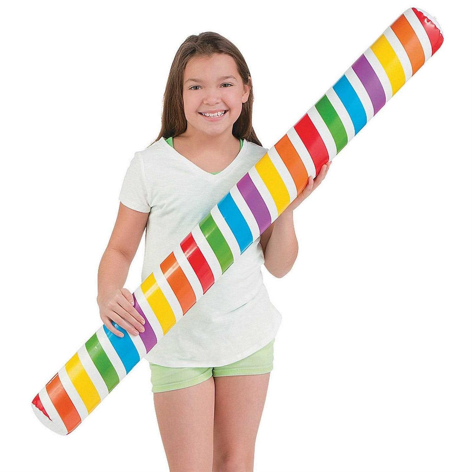 6 Pc 4 ft Iatable Rainbow