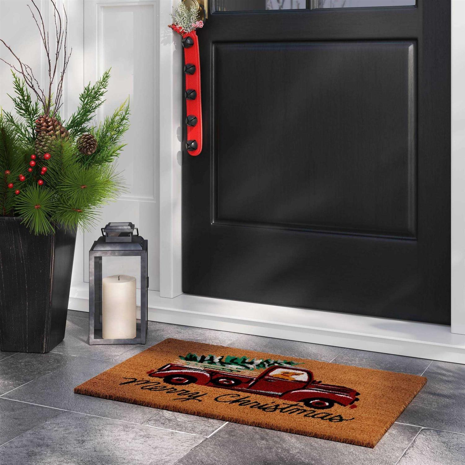 1’6×2’6 Truck Coir Doormat Red