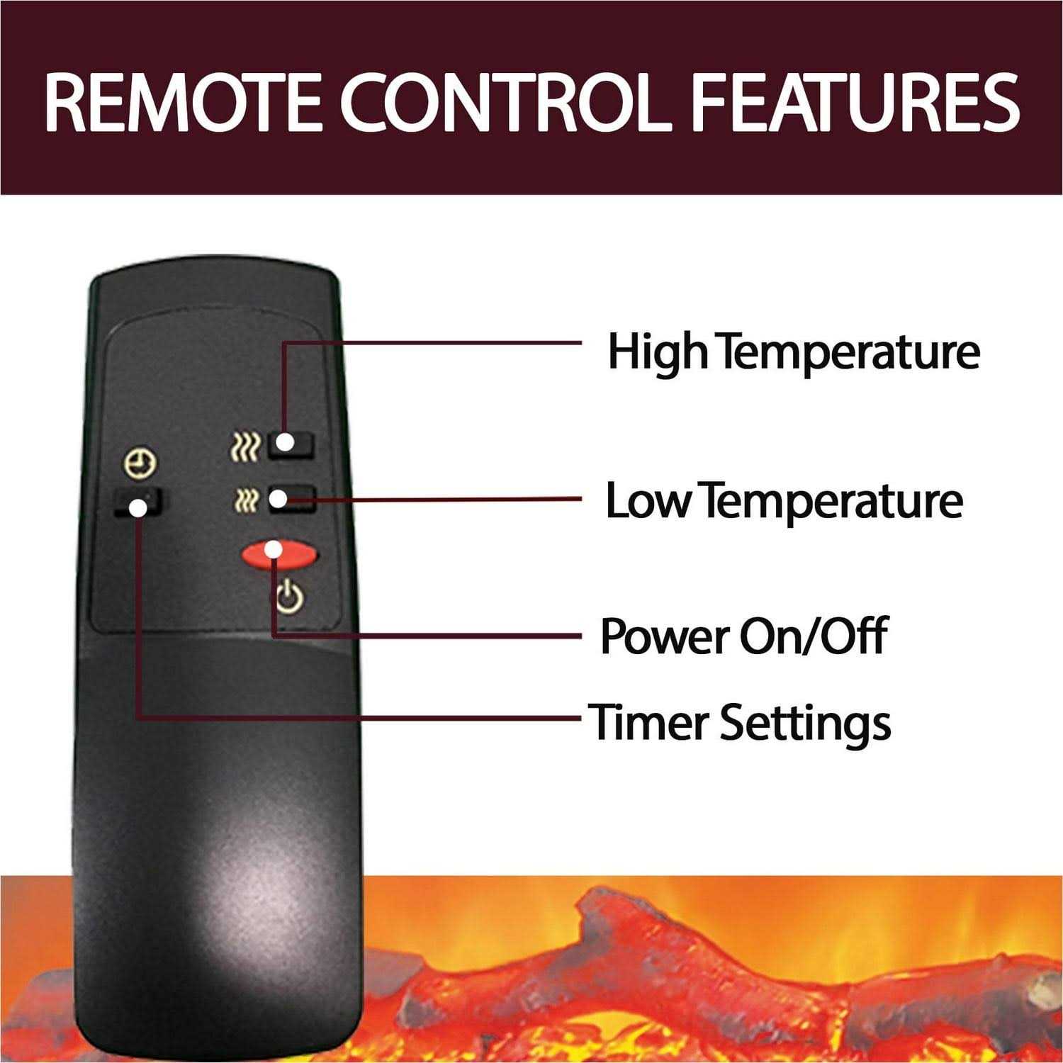 Cambridge 28 In. Freestanding 5116 BTU Electric Fireplace Insert with Remote Control