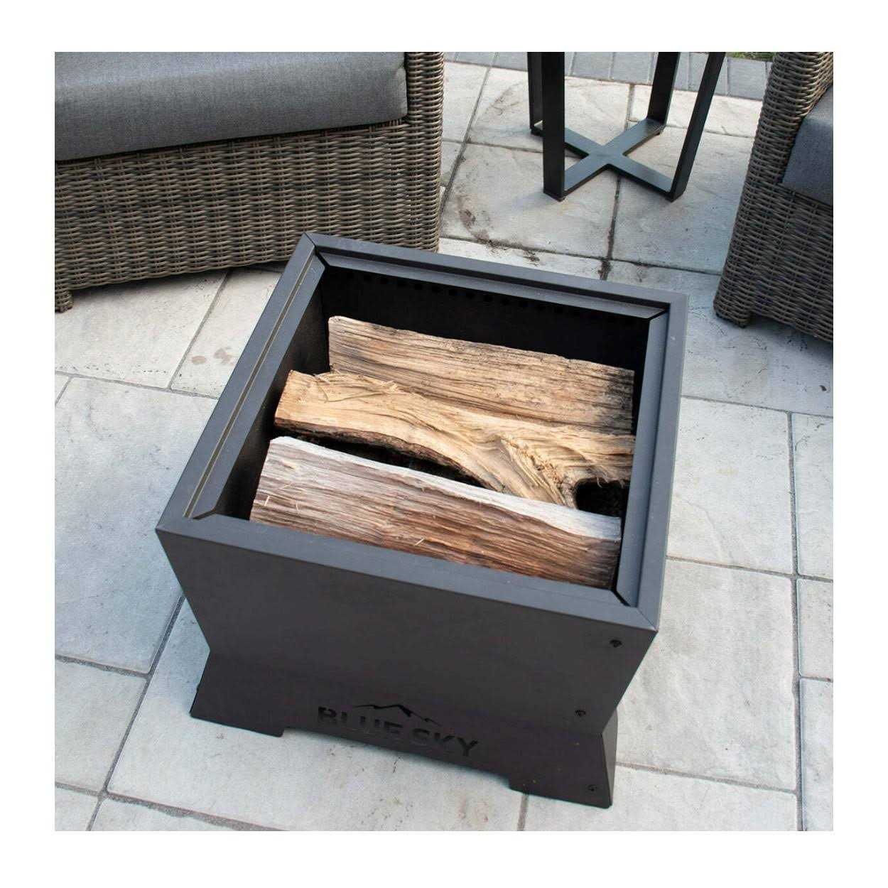 Blue Sky Square Peak Smokeless Patio Fire Pit