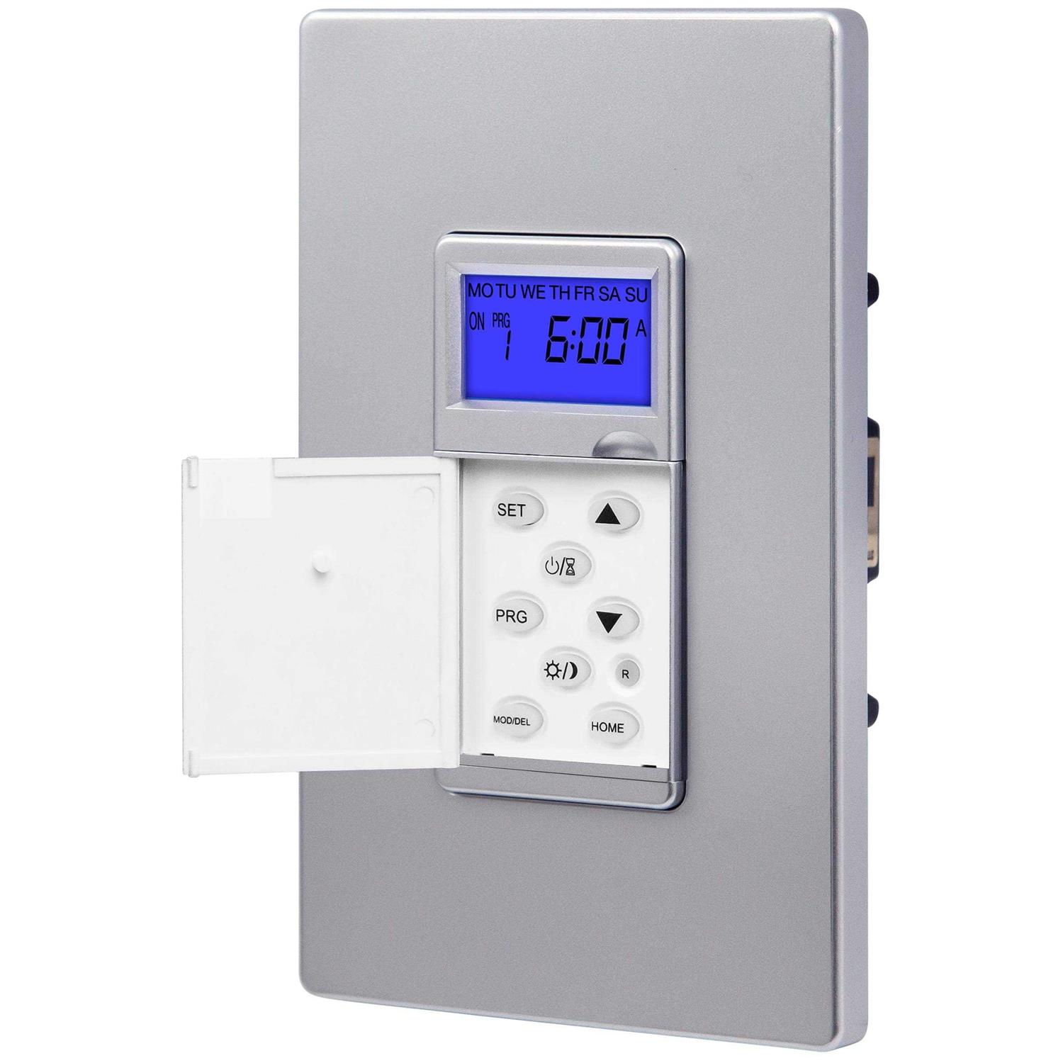 TOPGREENER Digital Astronomic Timer Switch, 7-Day Programmable Sunrise Sunset, Single Pole or 3-Way