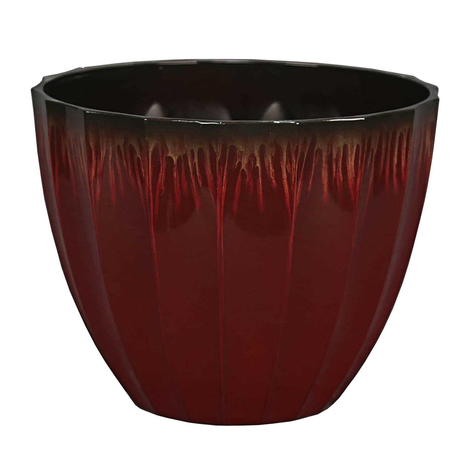 Better Homes & Gardens Andora Red Color Resin Planter
