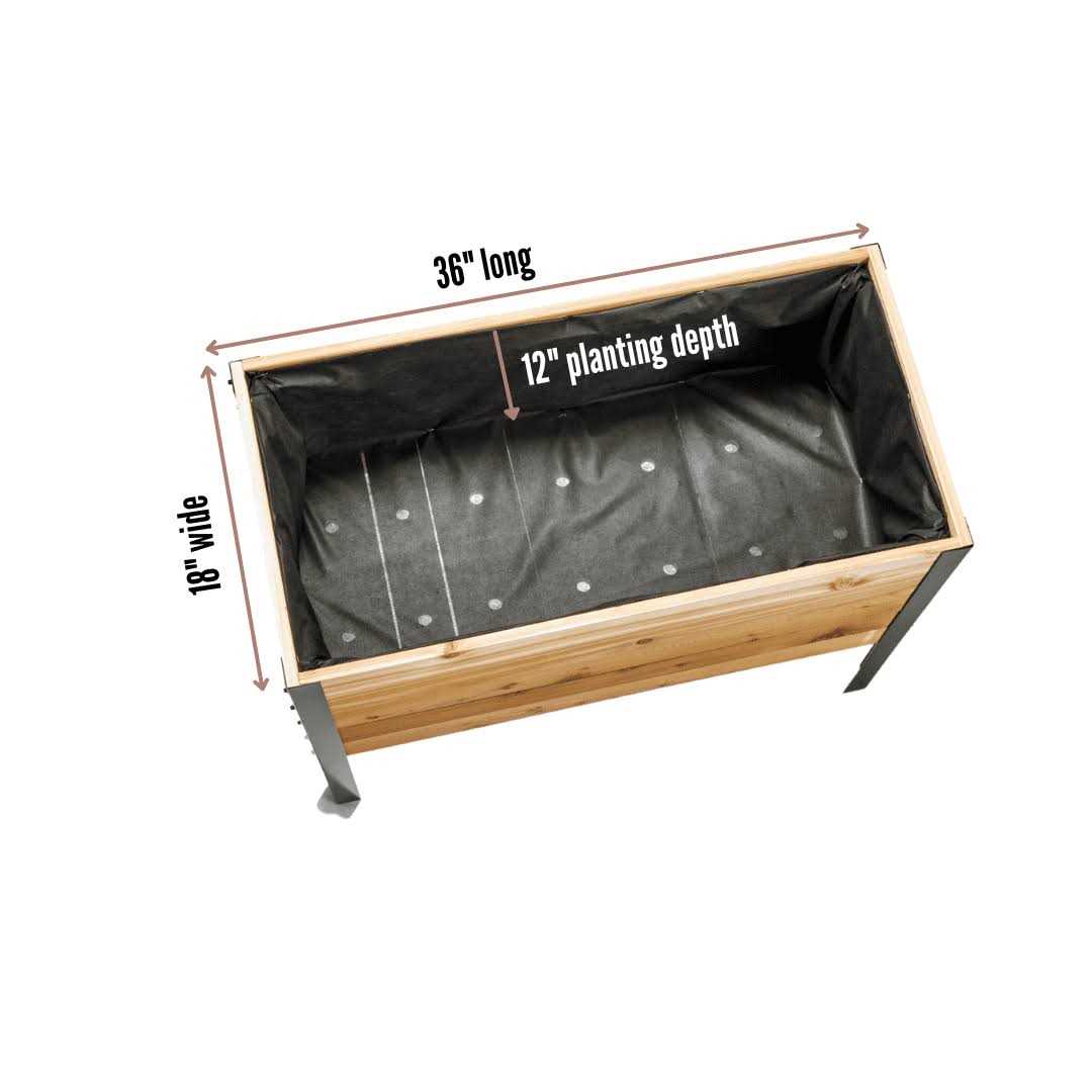 Cedar Planters Cedar 18 x Raised Garden Bed