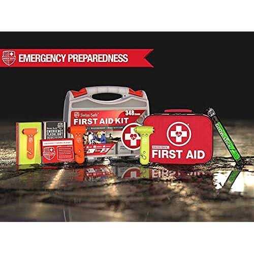 Swiss Safe 5-in-1 Car Safety Hammer, Emergency Escape Tool with Car Window Breaker and Seatbelt Cutter