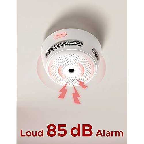 X-Sense Smart Smoke Detector Fire Alarm with Replaceable Battery