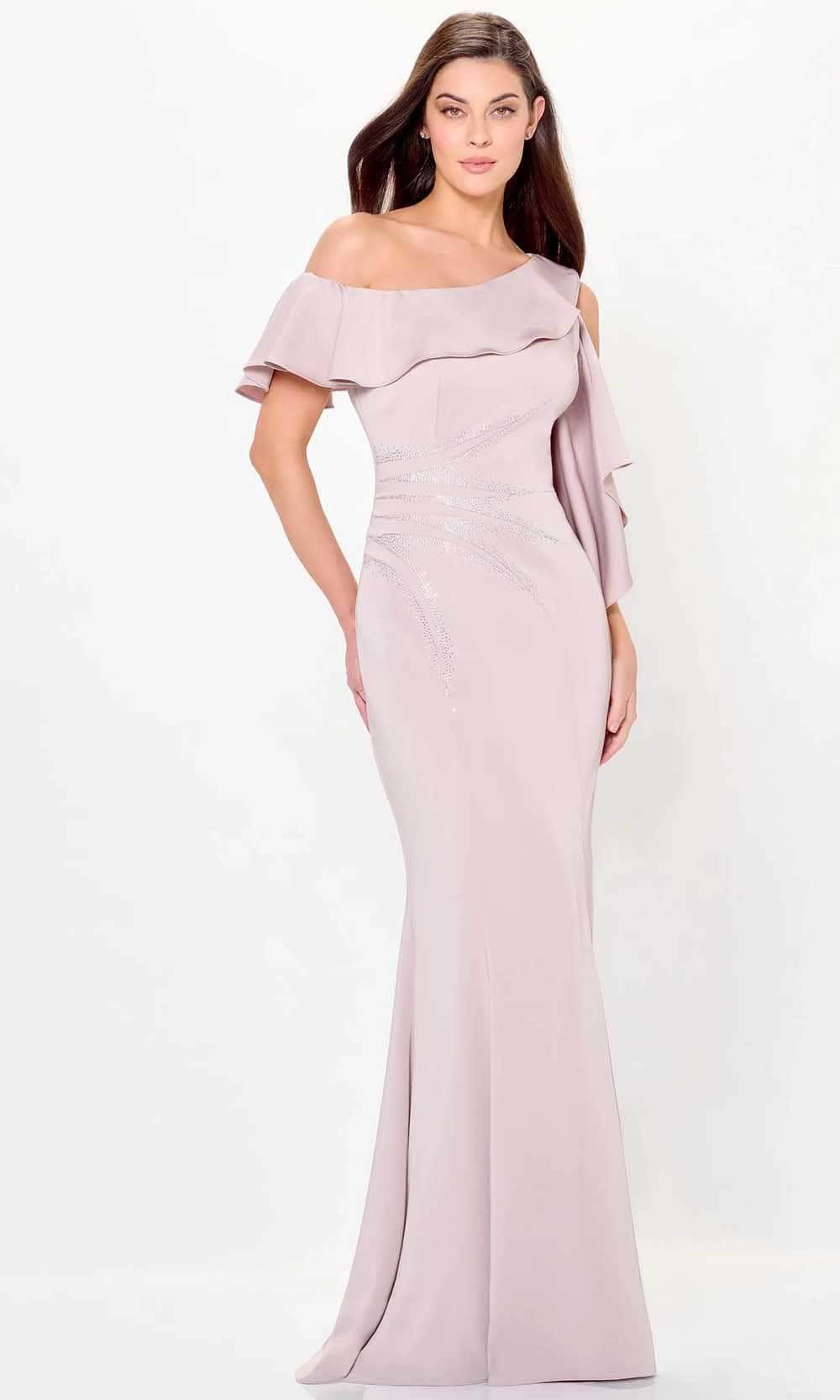 Split Sleeve Evening Gown