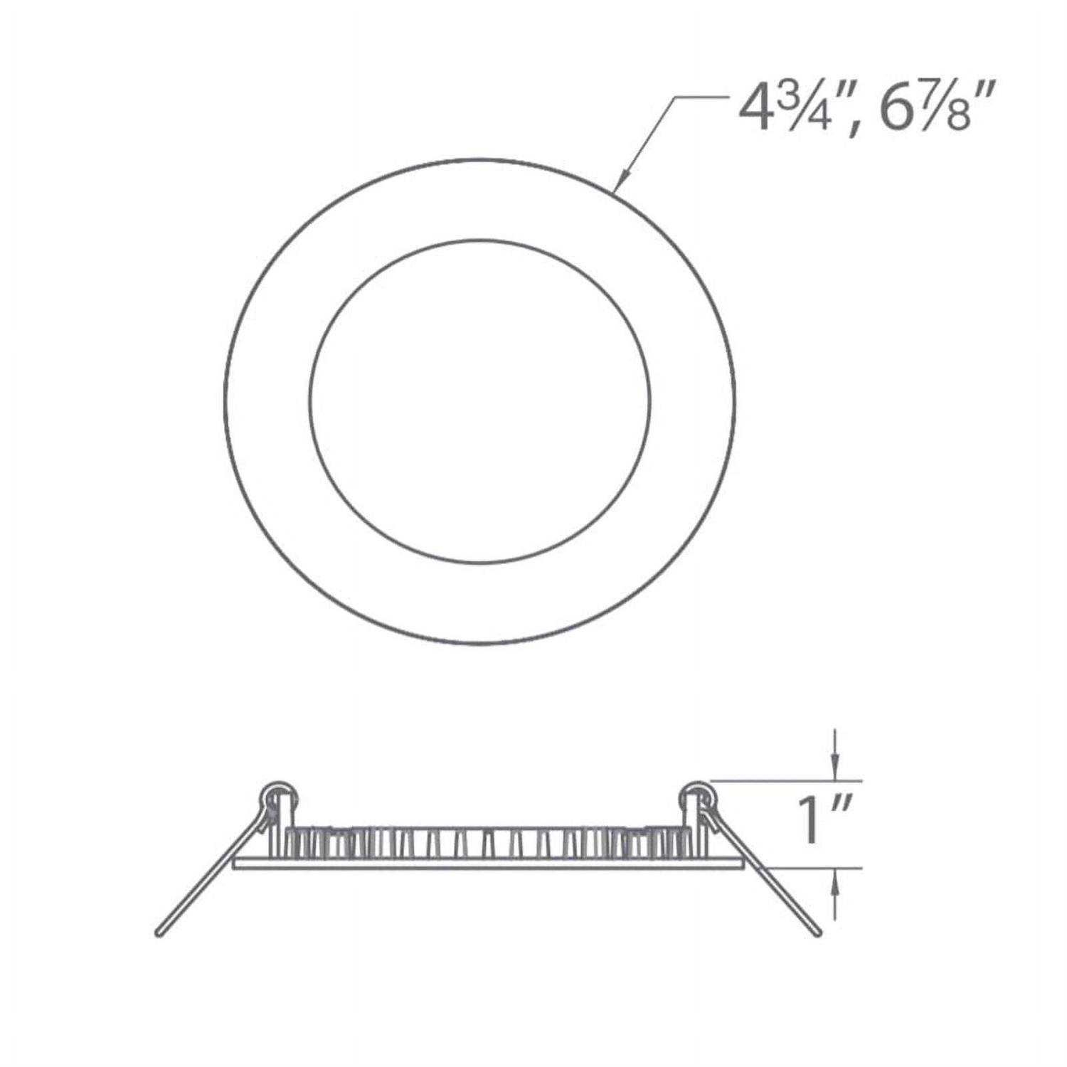 WAC Lighting Lotos Round LED 5-CCT Aluminum Recessed Kit