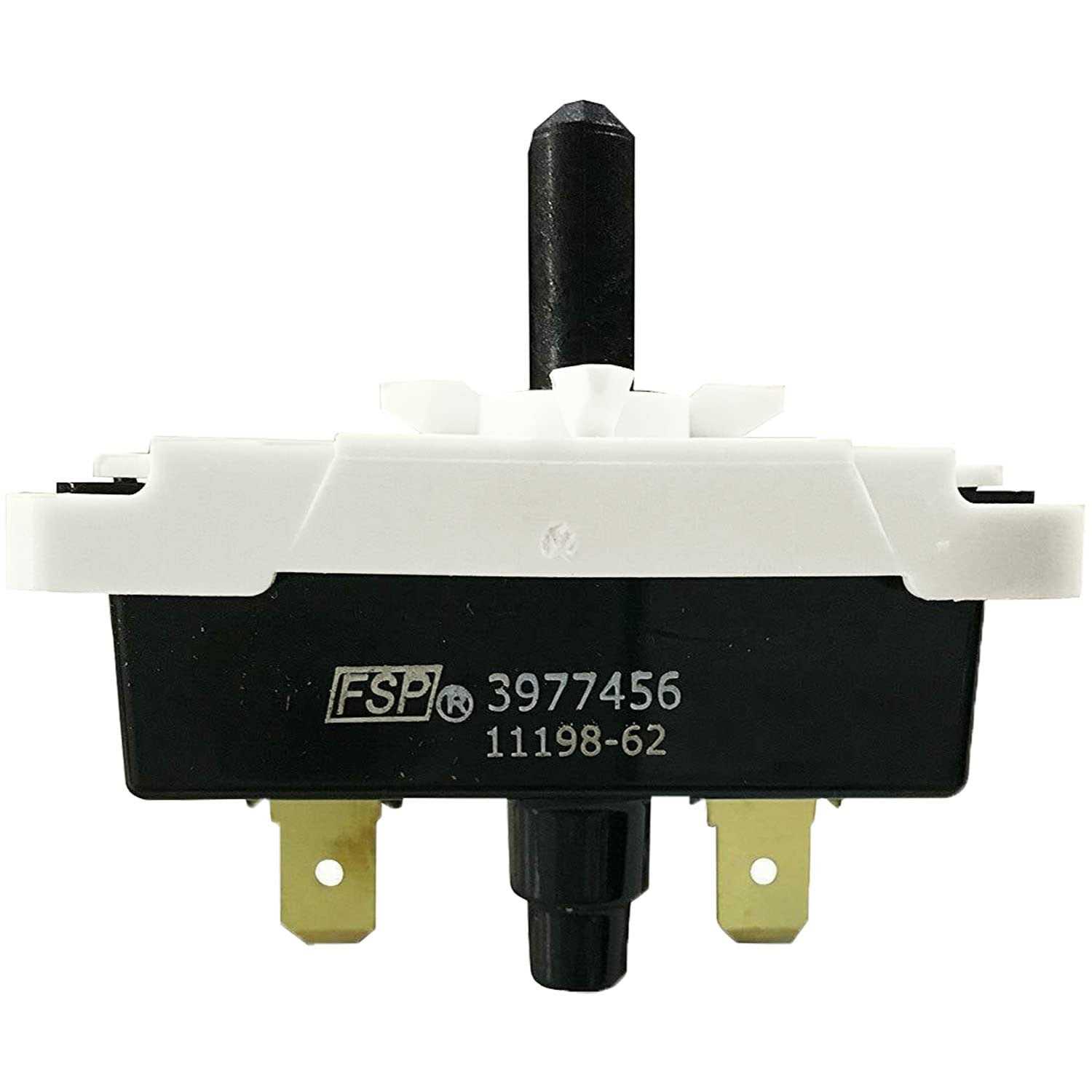 WP3977456 3977456 Push To Start Switch Compatible Whirlpool Kenmore Maytag Dryer Parts
