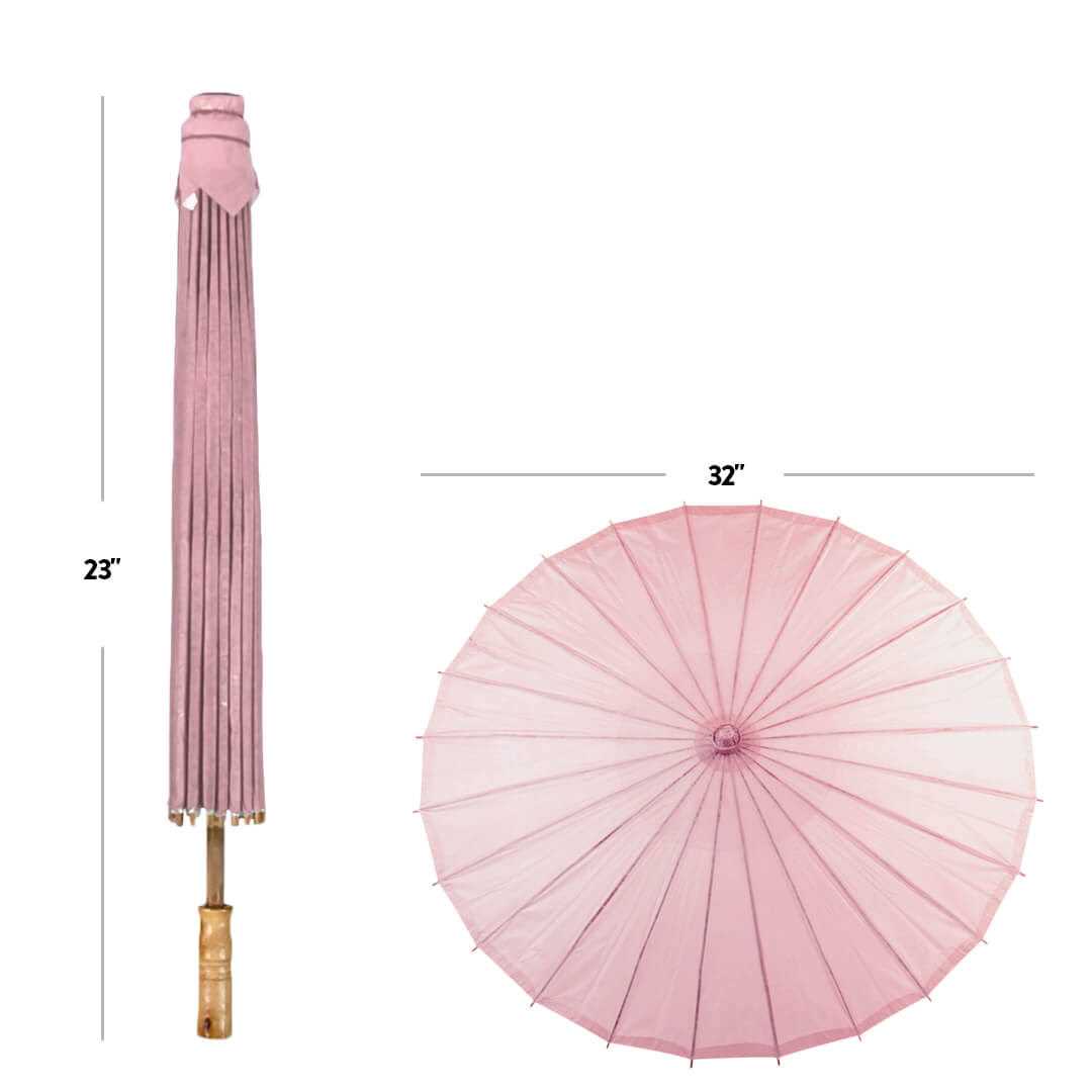 Koyal Wholesale 32-Inch Paper Parasol 4-Pack Umbrella for Wedding