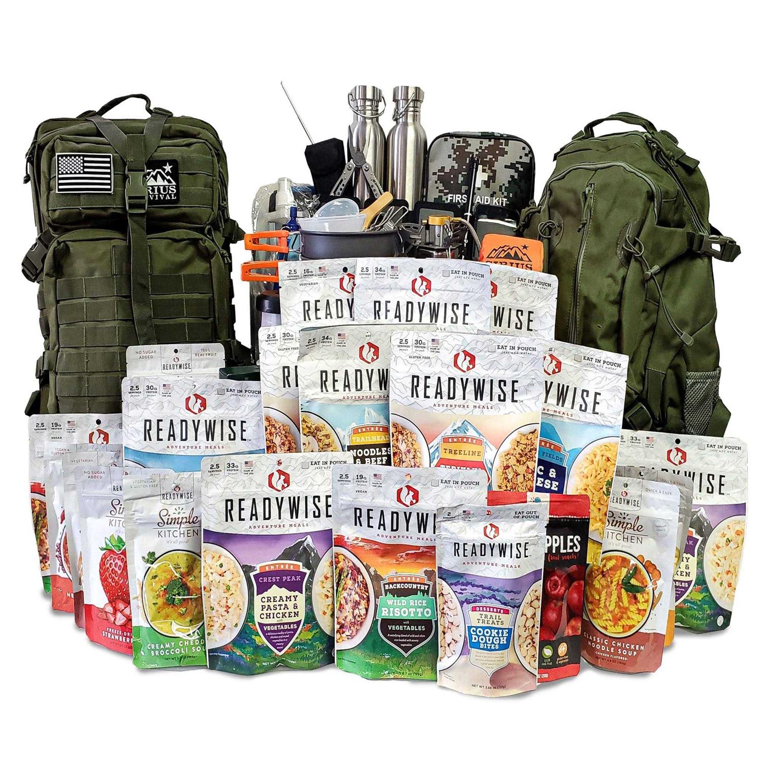 Family Comfort 72 Emergency Survival Kit/Backpack 72 Hour Kit