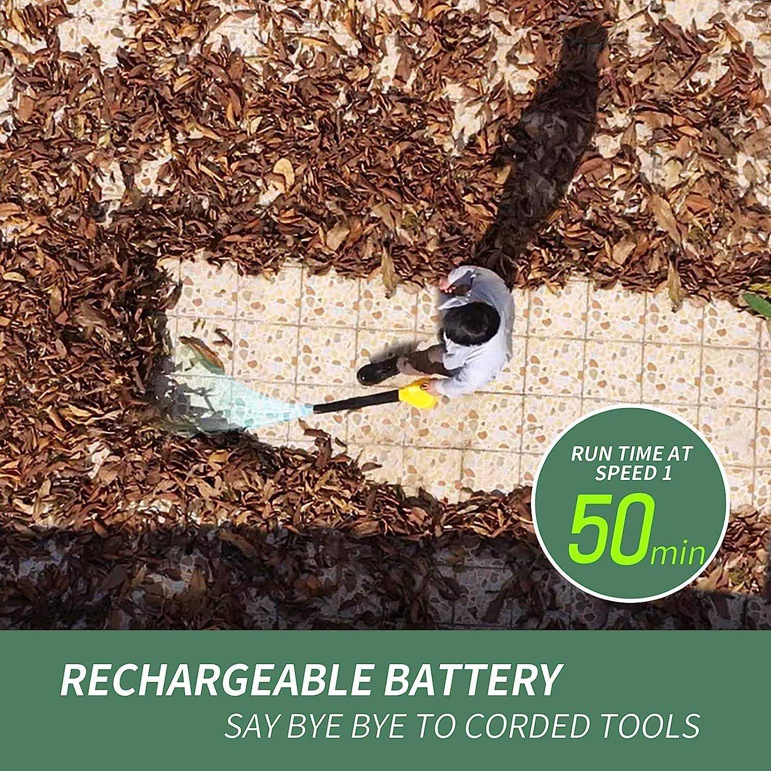 Cordless Leaf Blower Battery Operated 20V Electric Mini Handheld