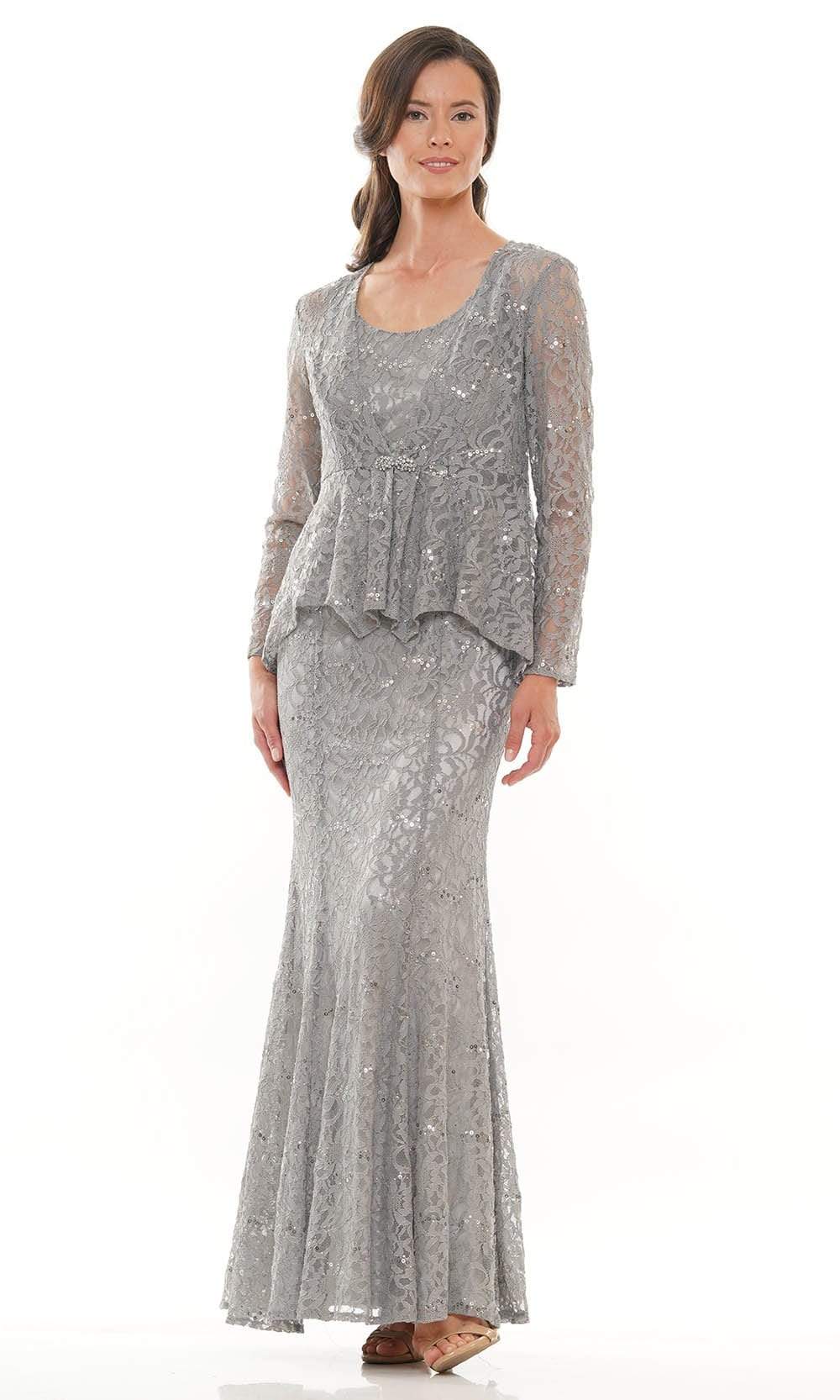 M301 Scoop Fit and Flare Evening Dress