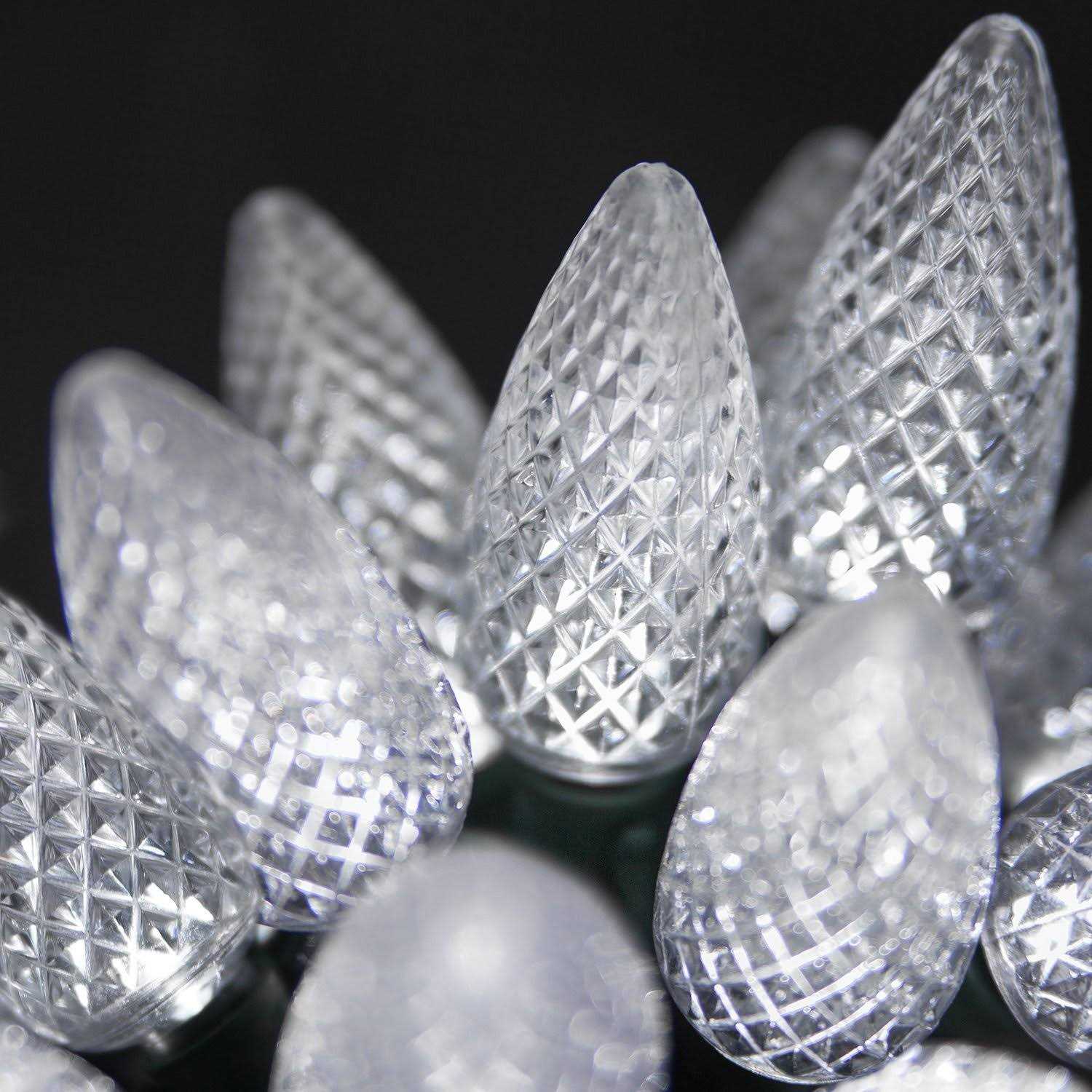 Wintergreen Lighting C7 OptiCore Commercial LED Christmas String Lights