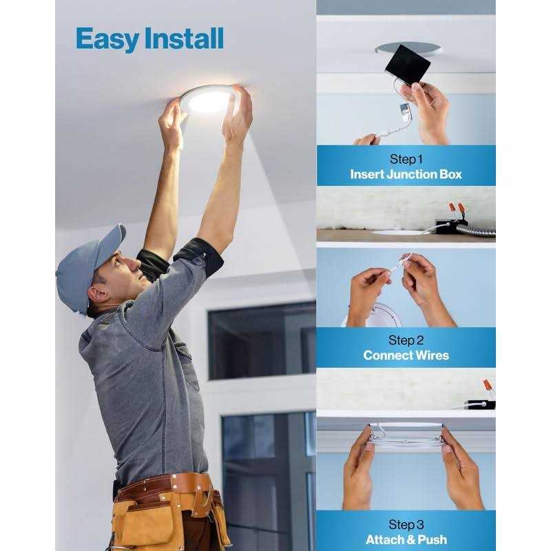 Sunco Lighting 12 Pack 6 Inch Slim LED Downlight with Junction Box