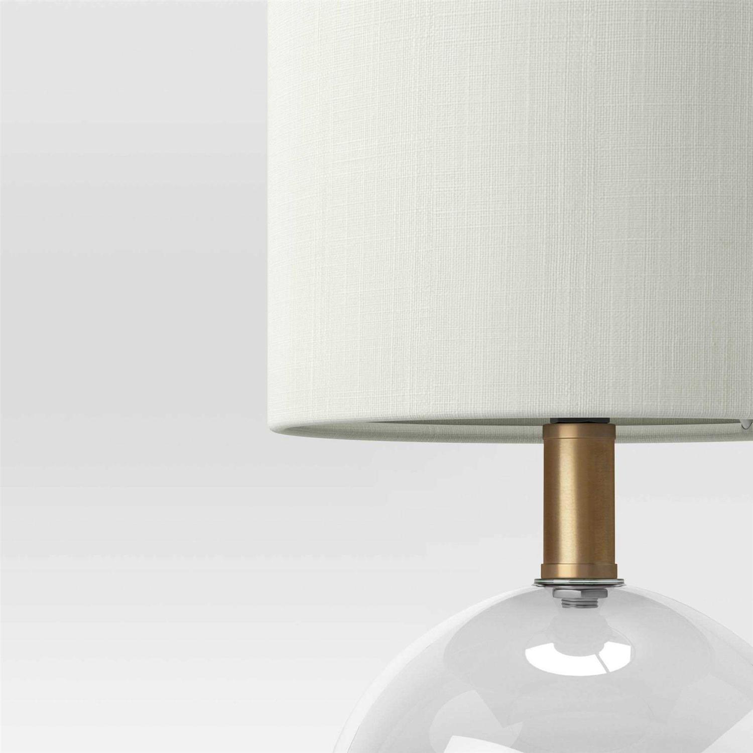 Threshold Glass Sphere Mini Table Lamp Clear