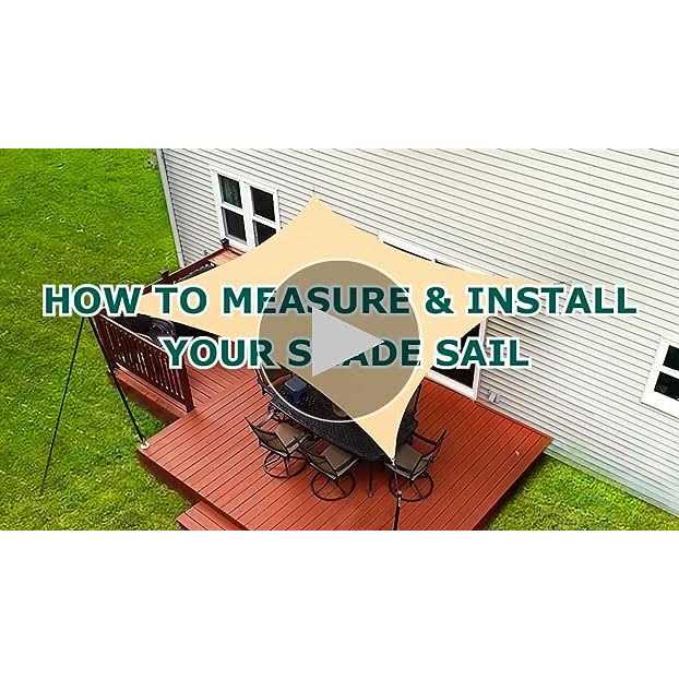 Artpuch Sun Shade Sail Canopy Patio Outdoor