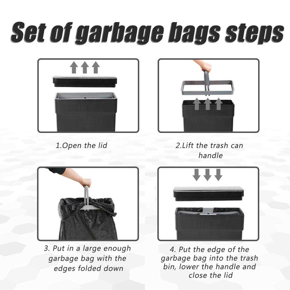 13 Gallon Trash Can Automatic Kitchen Trash Can Touch Free High-Capacity Garbage Can with Lid for Bedroom Bathroom Home Office 50 Liter