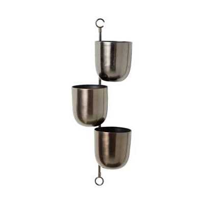 The Novogratz Contemporary Metal Hanging Wall Planter Rack