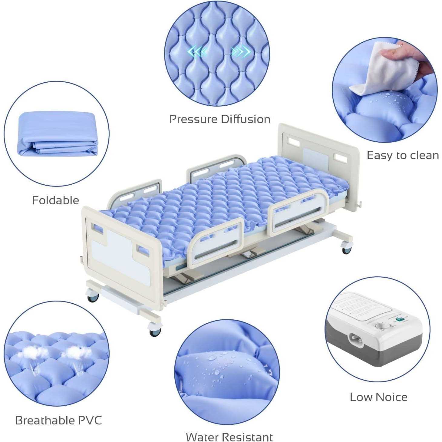 Alternating Pressure Mattress for Bed Sore and Ulcer