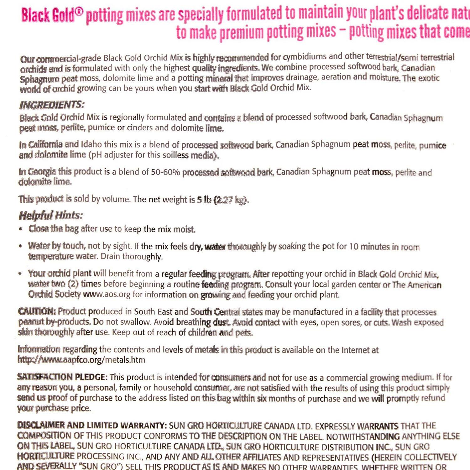 Black Gold Orchid Mix