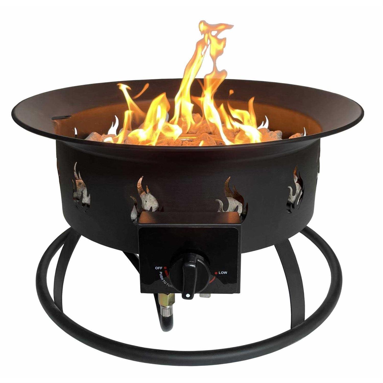 AZ Patio Heaters AZ Patio Round Portable Camp Fire Pit