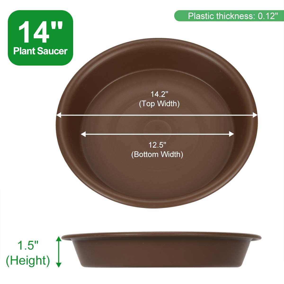 TITE Plant Saucer Heavy Trays and Outdoor