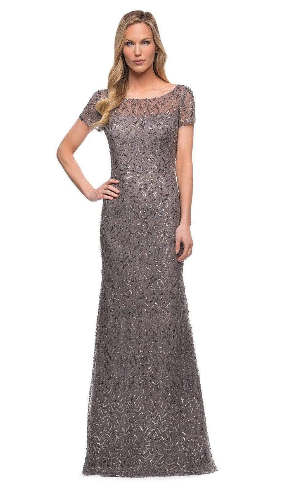 29910 Sequined Formal Long Mother of the Bride Dress