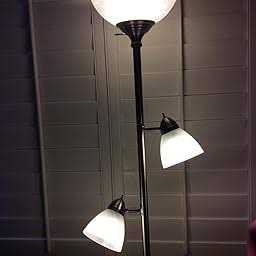 360 Lighting Ellery Brushed Nickel Tree Torchiere 3 Light Floor Lamp