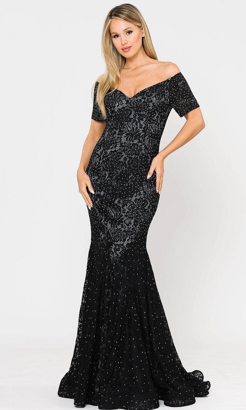 Off-shoulder Sweetheart Neckline Long Gown