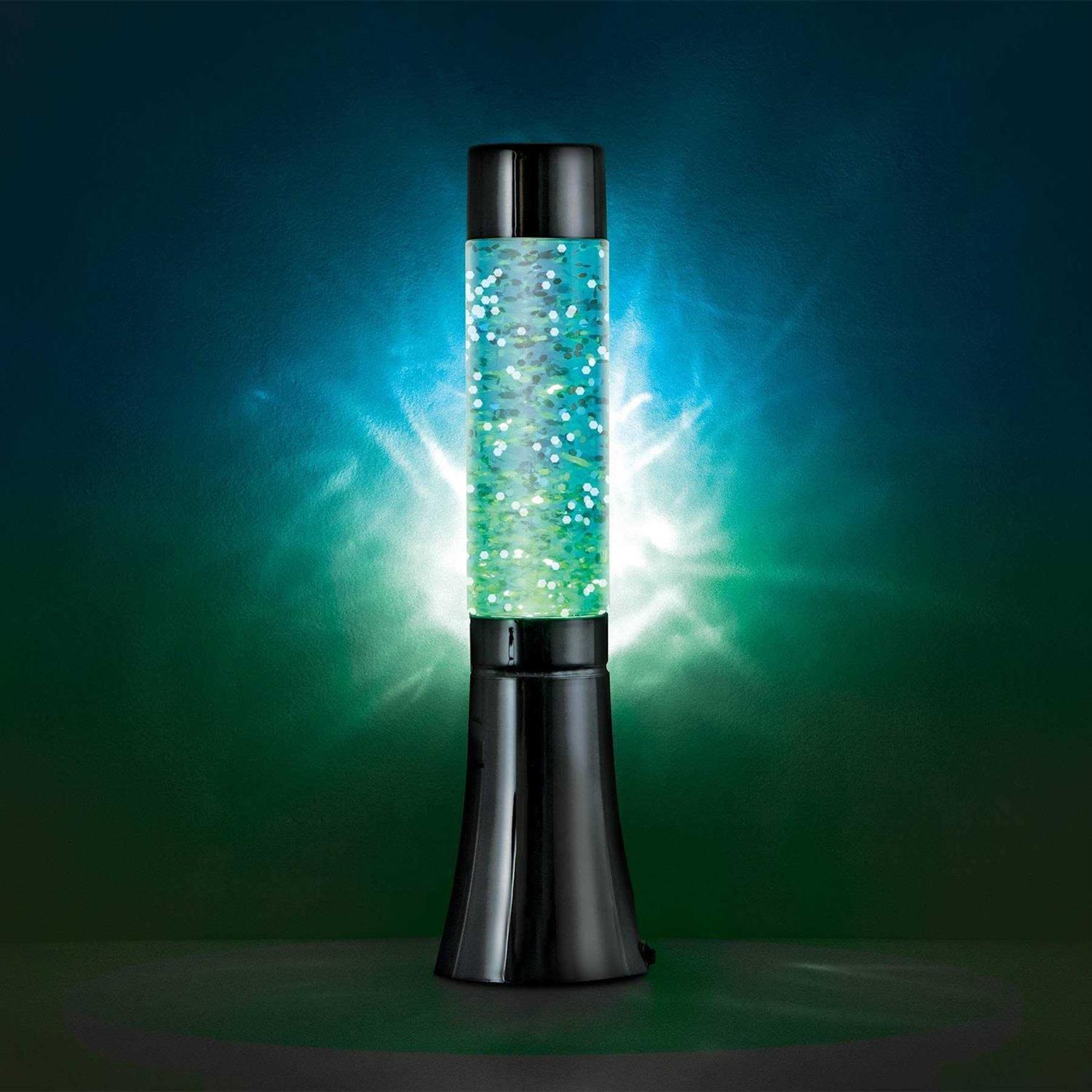 West & Arrow 13 Tube Shape Glitter Lamp Black