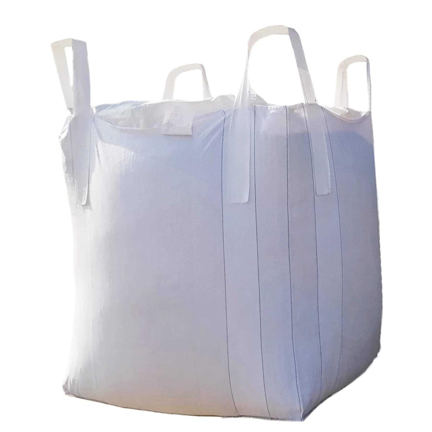 FIBC Bulk Bag 2200lbs, 35 L x 35 W x 40 H in, Open Top, Woven Polypropylene, Creative American Home, Men’s, Size: 35 x 35 x 40, White