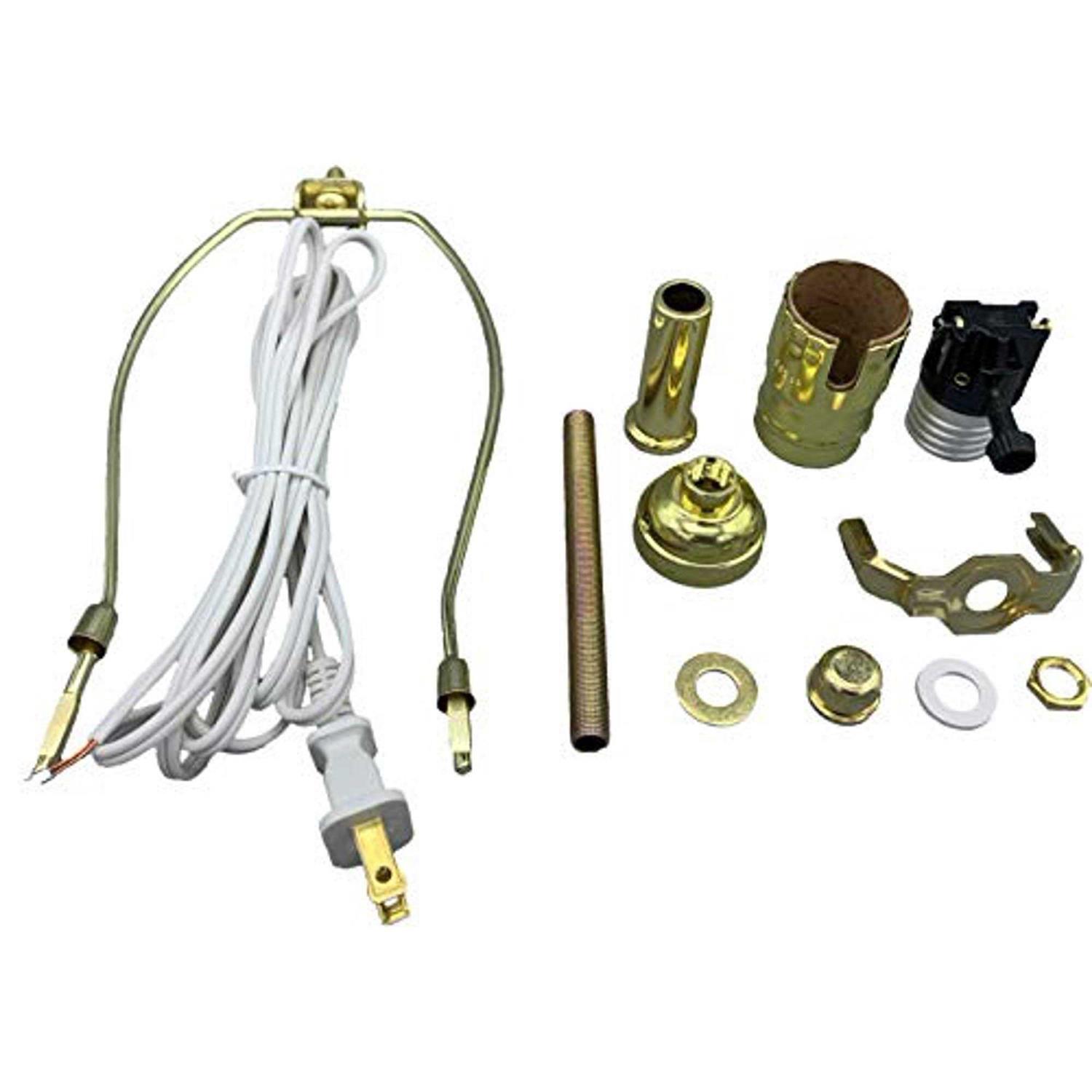 Creative Hobbies Make-A-Lamp Kit #ml3-12s Complete Lamp Parts Kit with Instructions