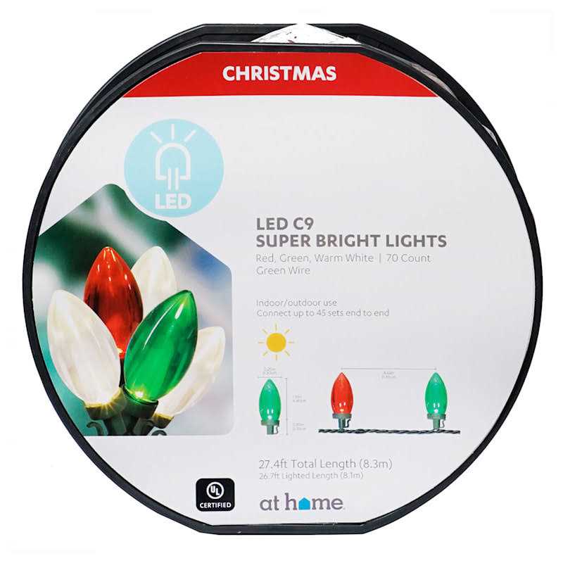At Home Led Transparent C9