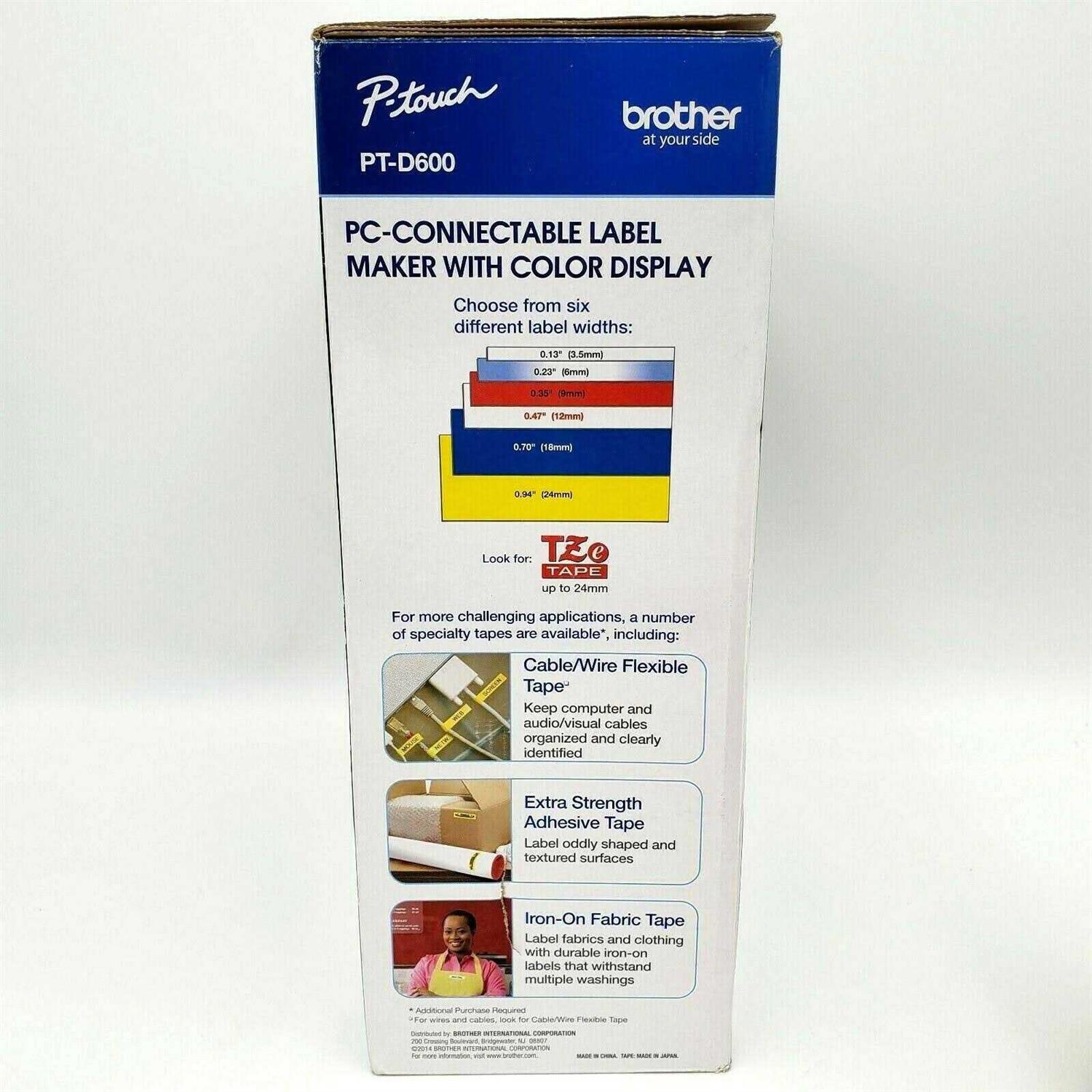 Brother P-Touch PT-D600 PC-Connectable Label Maker