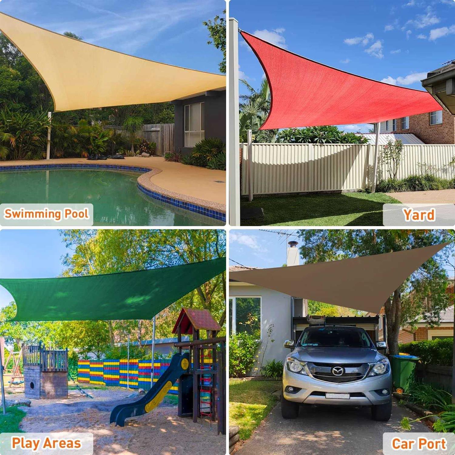 Artpuch Sun Shade Sail Canopy Patio Outdoor