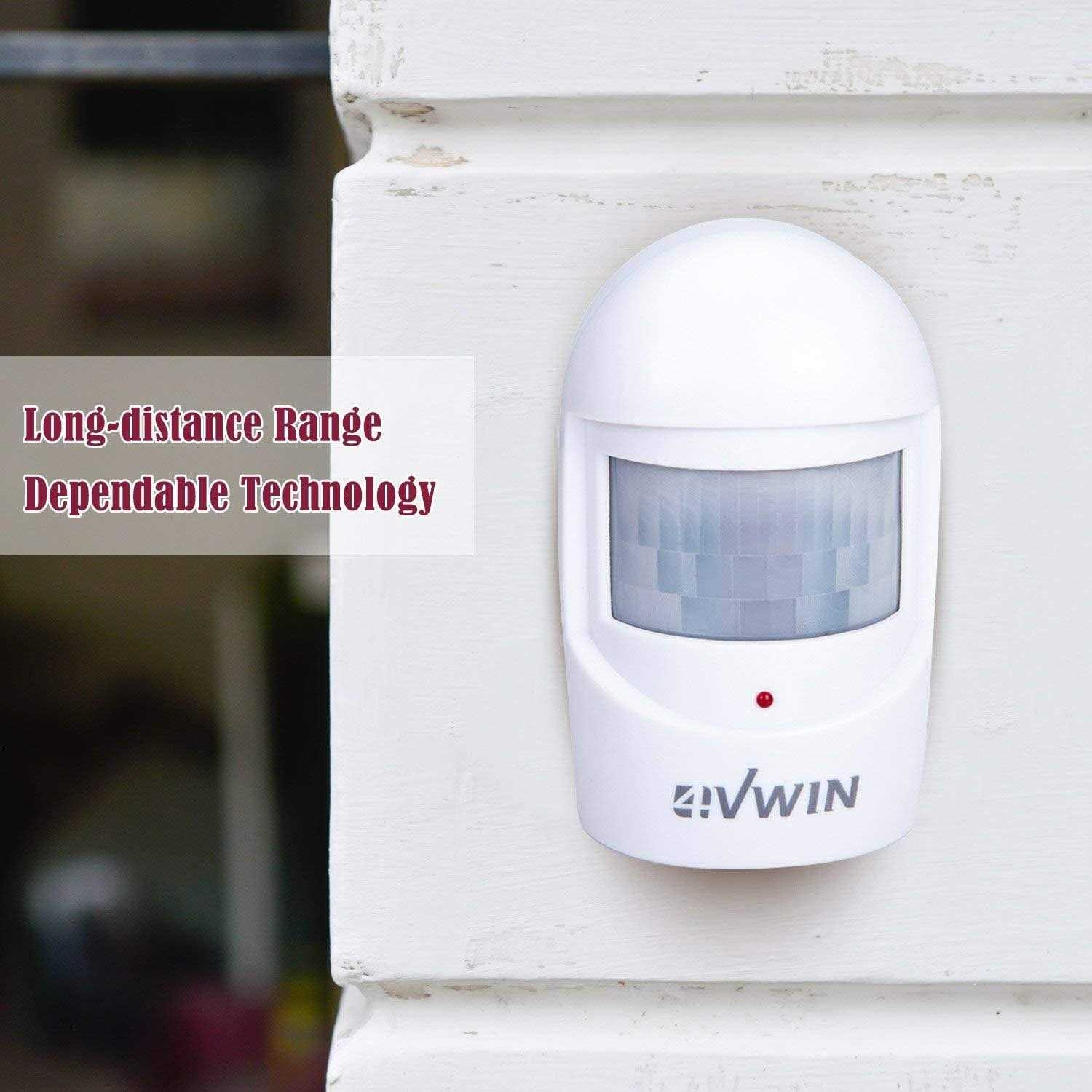 4vwin driveway alarm provides a convenient and economic way to alert you the moment when someone is approaching your home