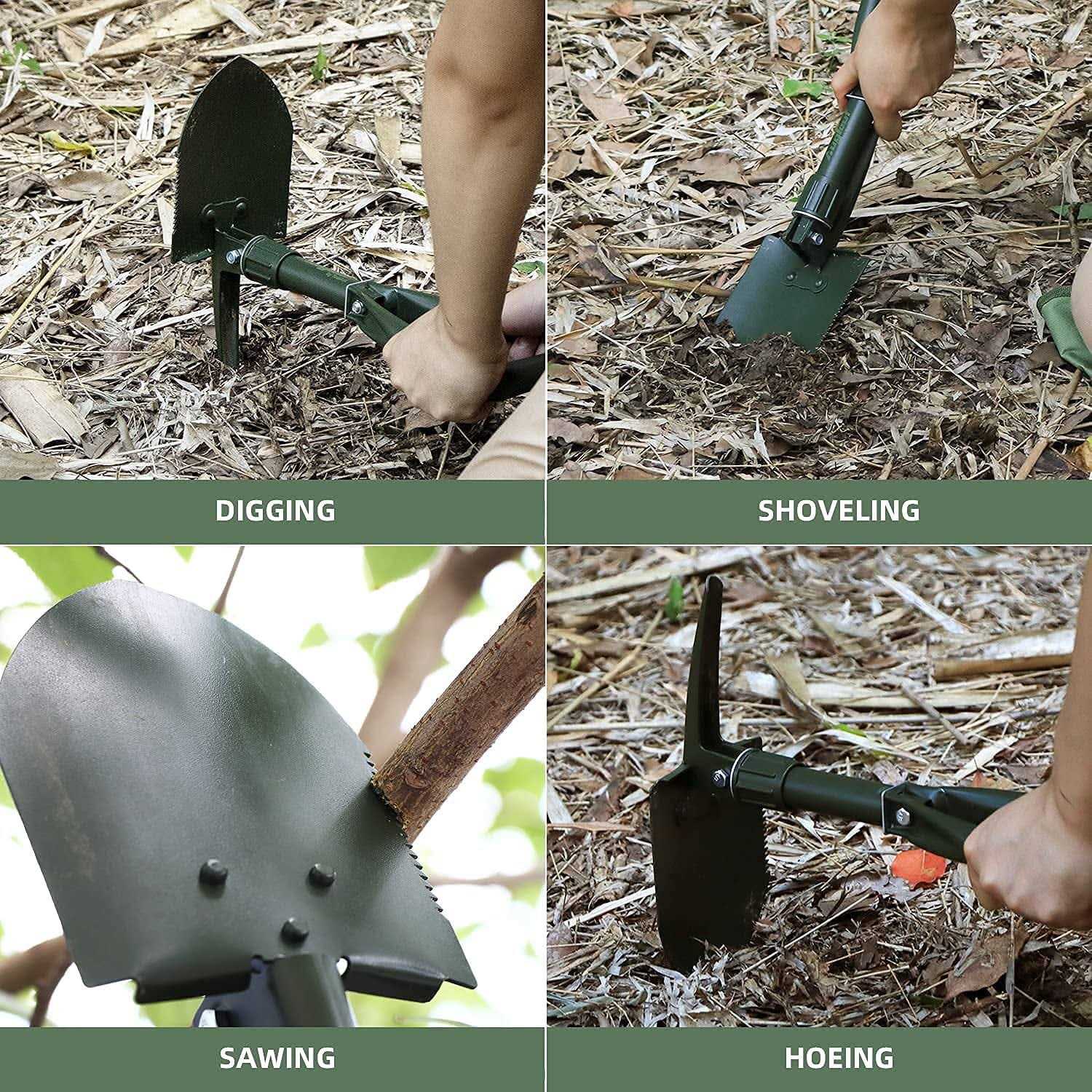 AugTouf Military Folding Camping Shovel