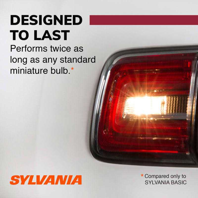 Sylvania 7444NA Long Life Automotive Mini Bulb