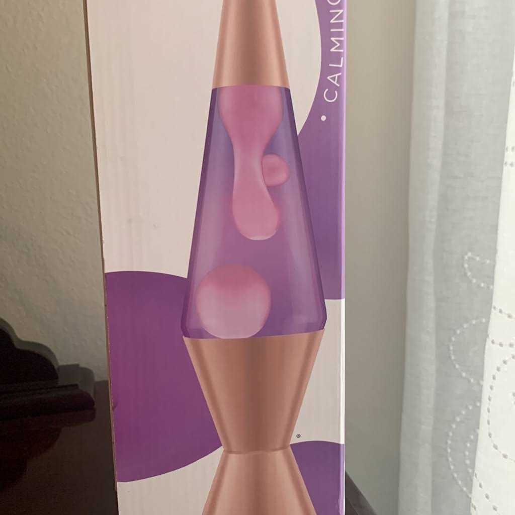 14.5 Lava Lamp Rose Gold
