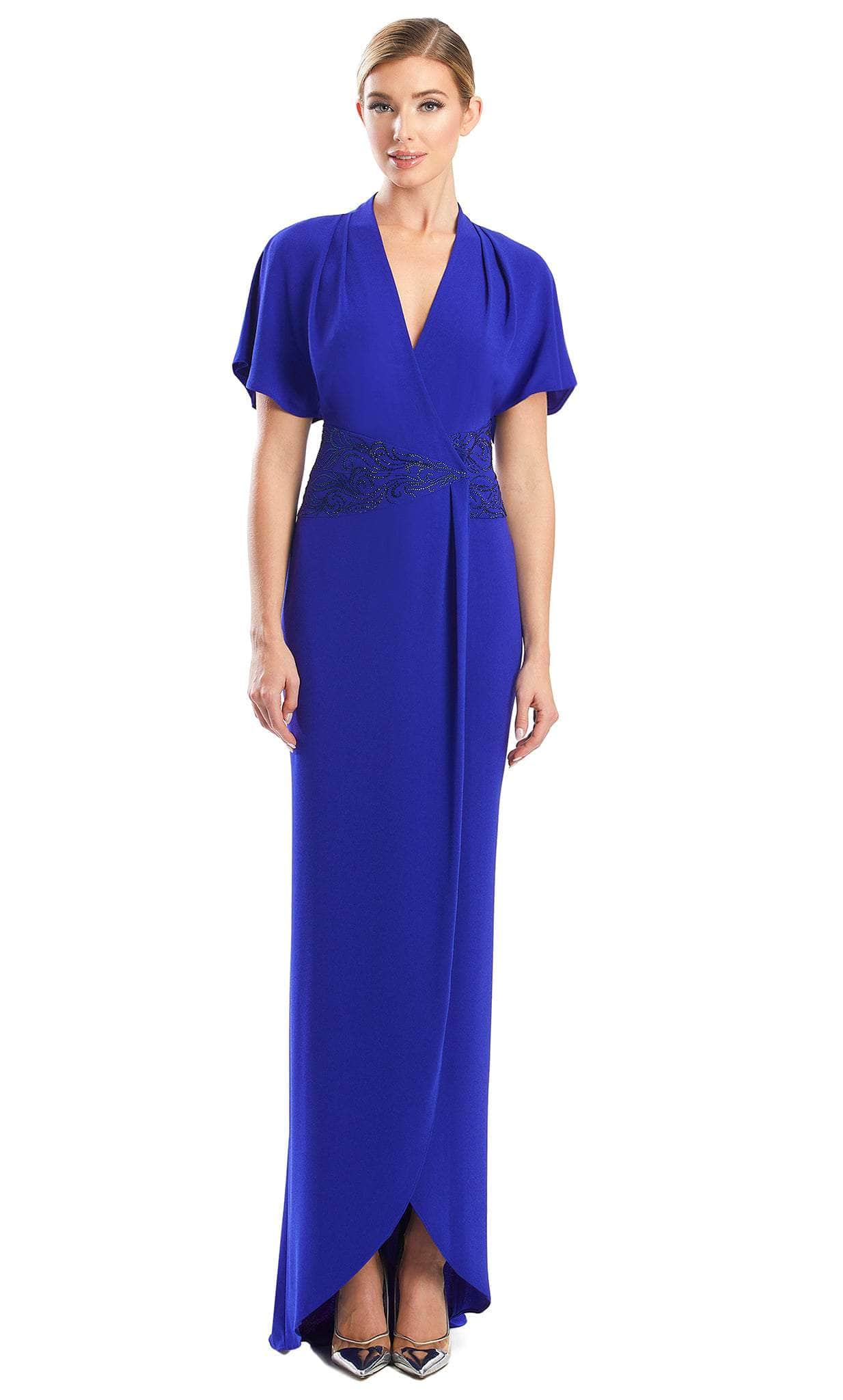 Laced Waistband Formal Dress