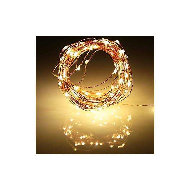 Ariceleo Led Fairy Lights Battery Operated Mini Battery Powered Copper Wire Starry Fairy Lights for Bedroom