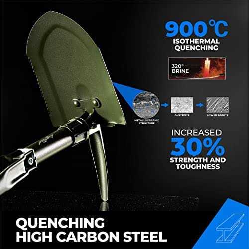 AugTouf Military Folding Camping Shovel