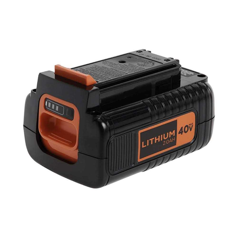 Black+decker 40V MAX Lithium Ion Battery