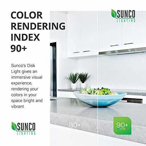 Sunco Lighting 5 inch / 6 inch Flush Mount Disk LED Downlight