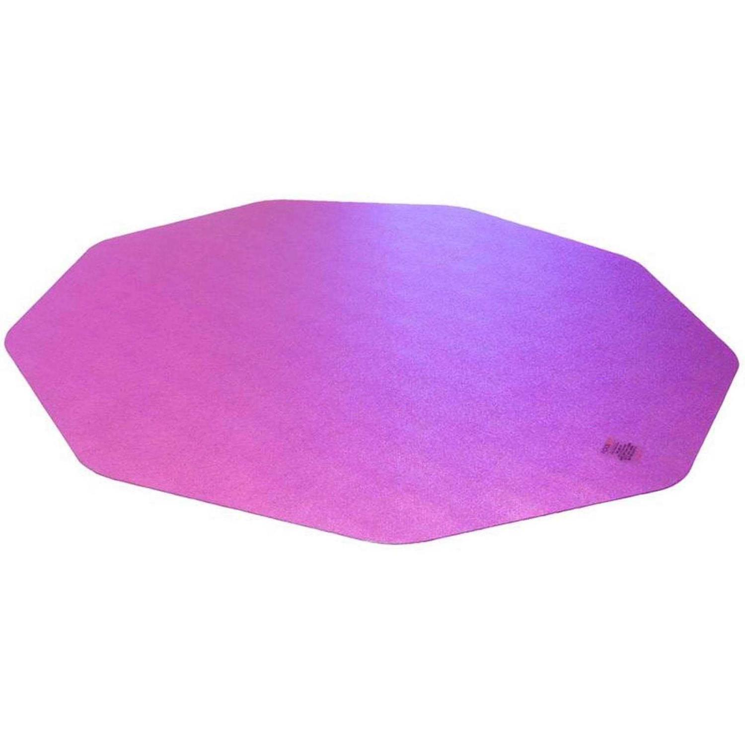 Floortex 9Mat Polycarbonate 9-Sided Pink Chair Mat for Hard Floors