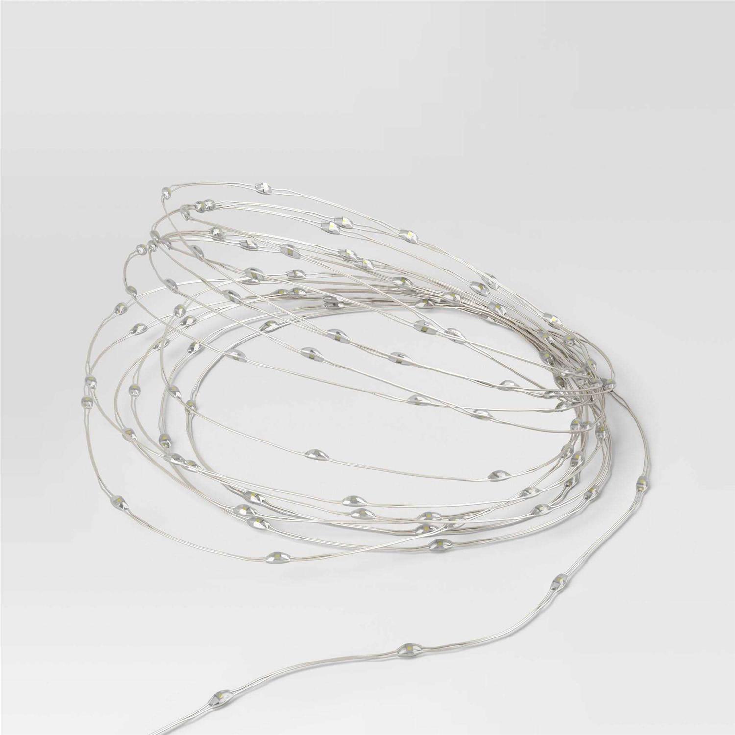 Wondershop 115ct LED High Density Dewdrop Christmas String Lights Color Changing with Silver Wire