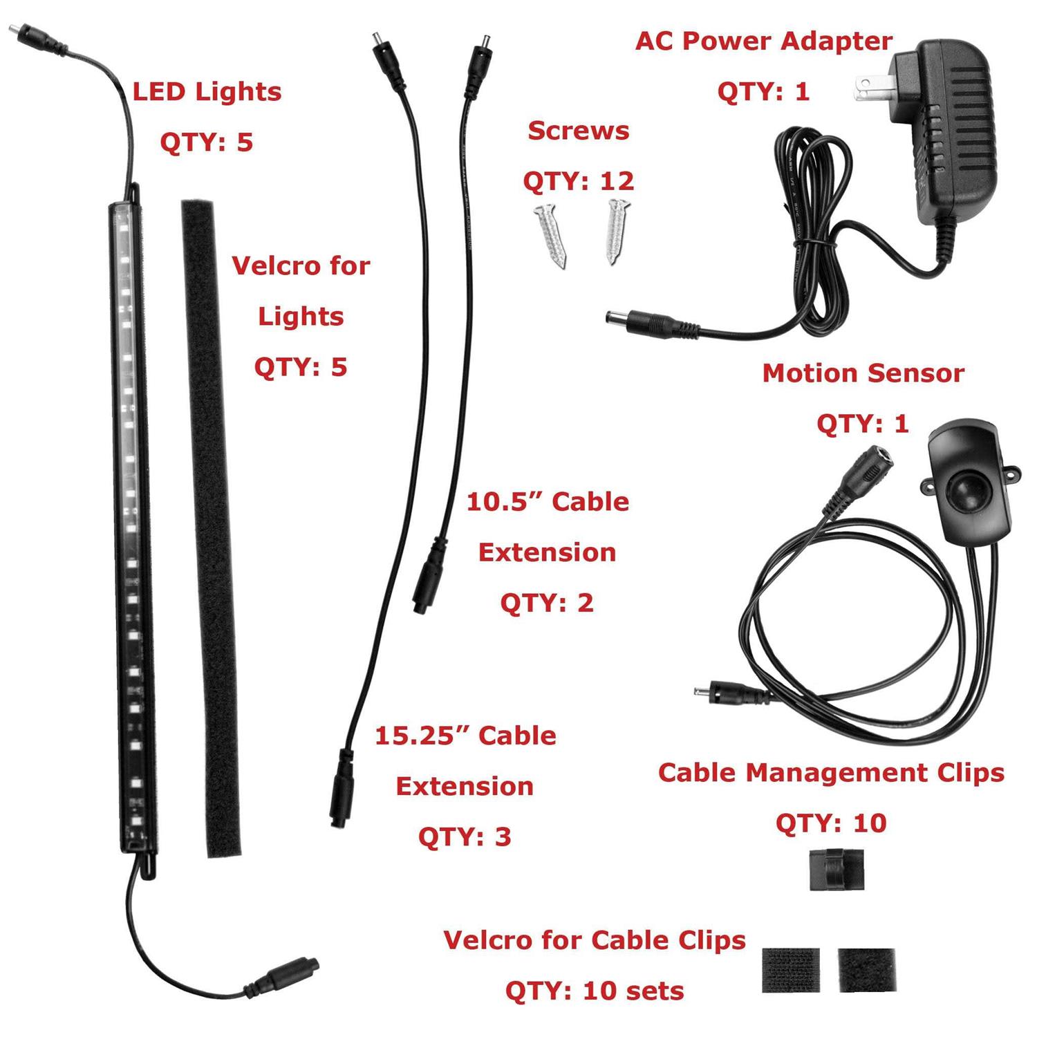 Tracker Safe LED Light Kit with Motion Sensor