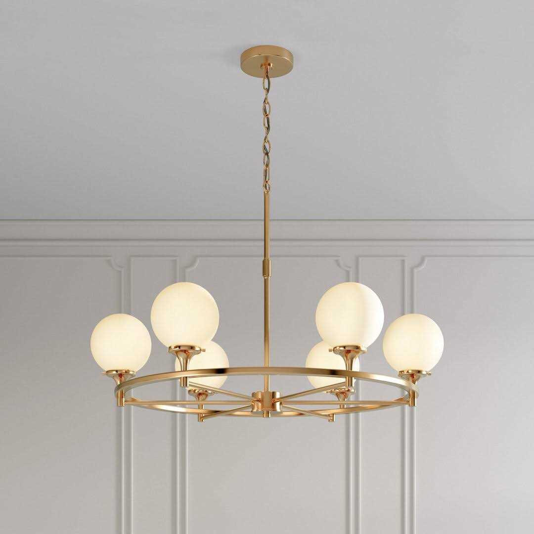 Alfaro 6 Light 30 Wide Ring Chandelier Signature Hardware