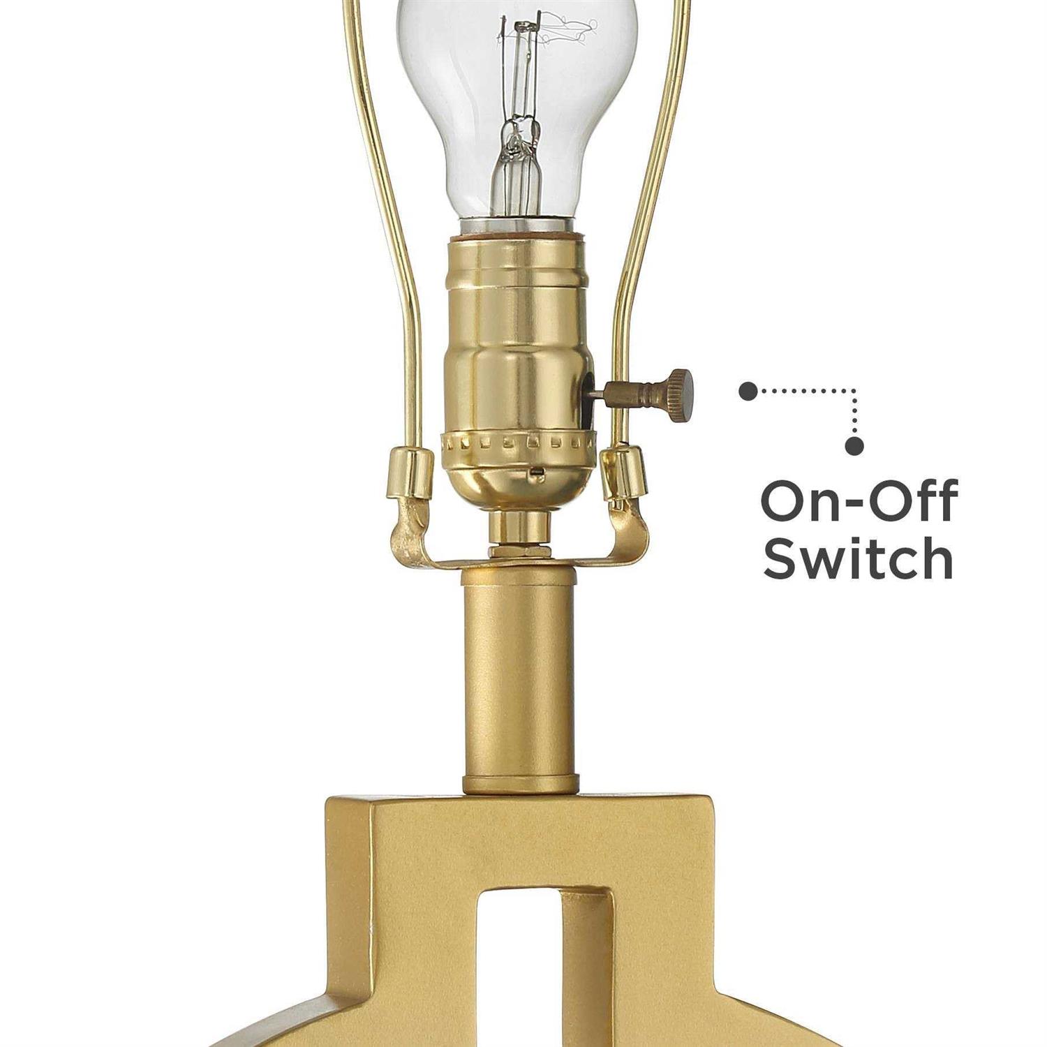 360 Lighting Lauren Modern Table Lamps Set of 2 Risers 28 1/2 inch Tall