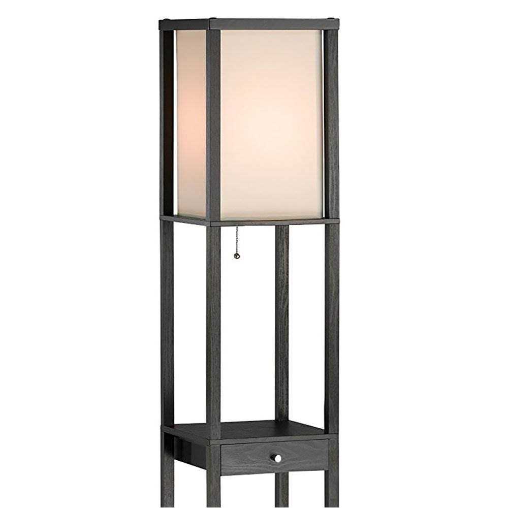 Adesso Parker Shelf Floor Lamp